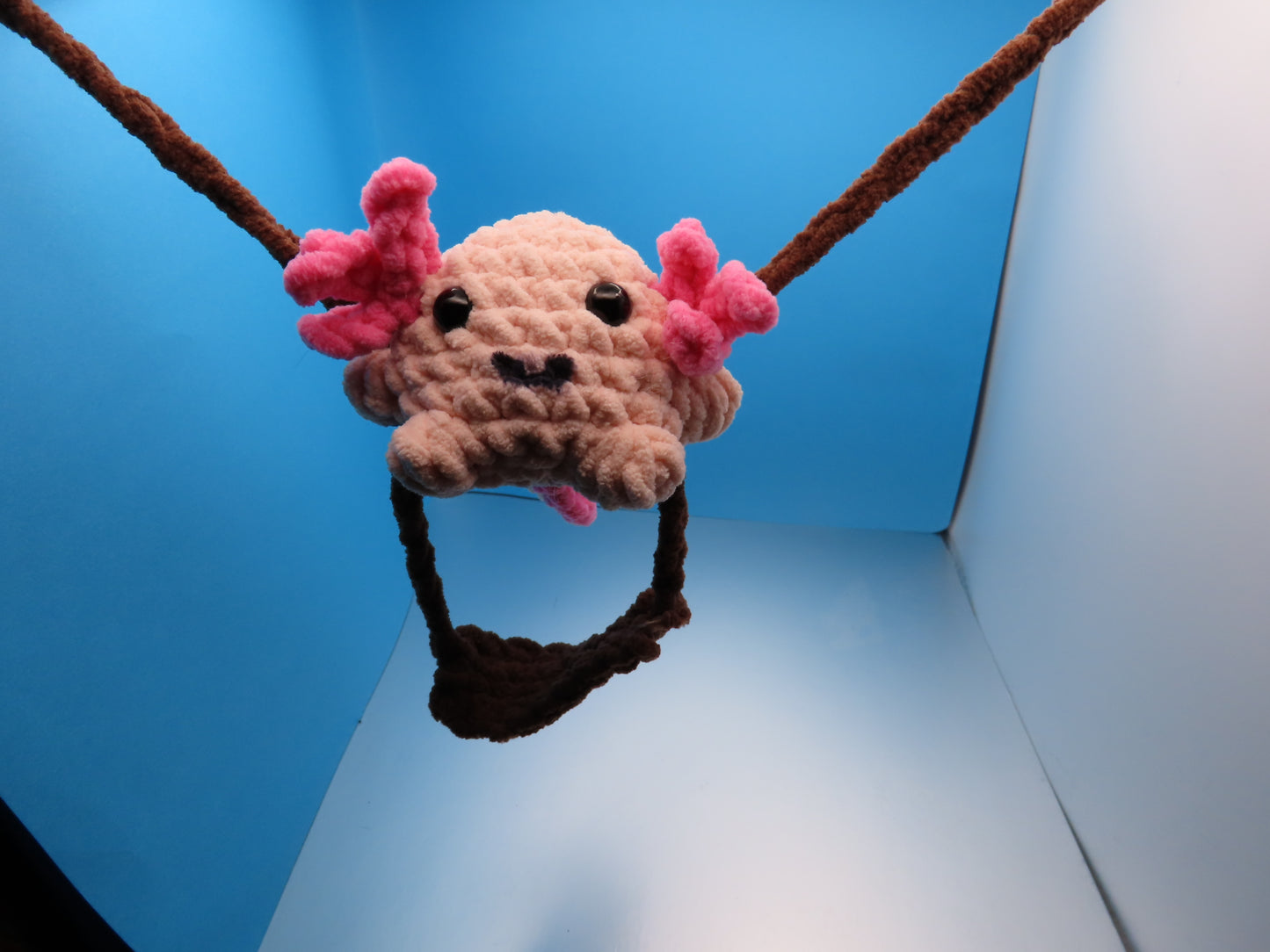 Water Animal on a Swing: Pink Axolotl