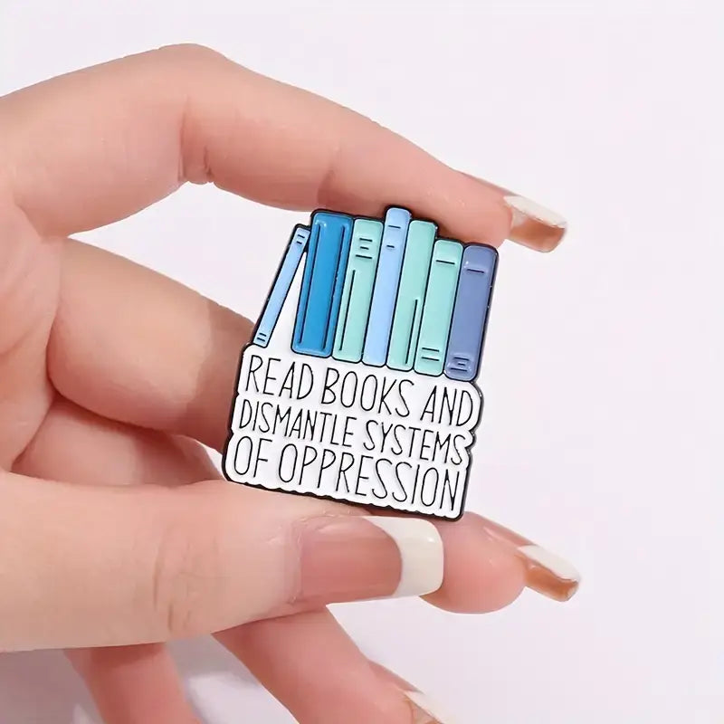 "Read Books" Empowerment Enamel Pin