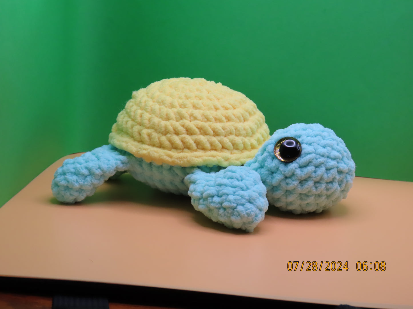 CUSTOM ORDER: Small Crochet Turtle