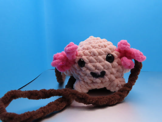 Water Animal on a Swing: Pink Axolotl