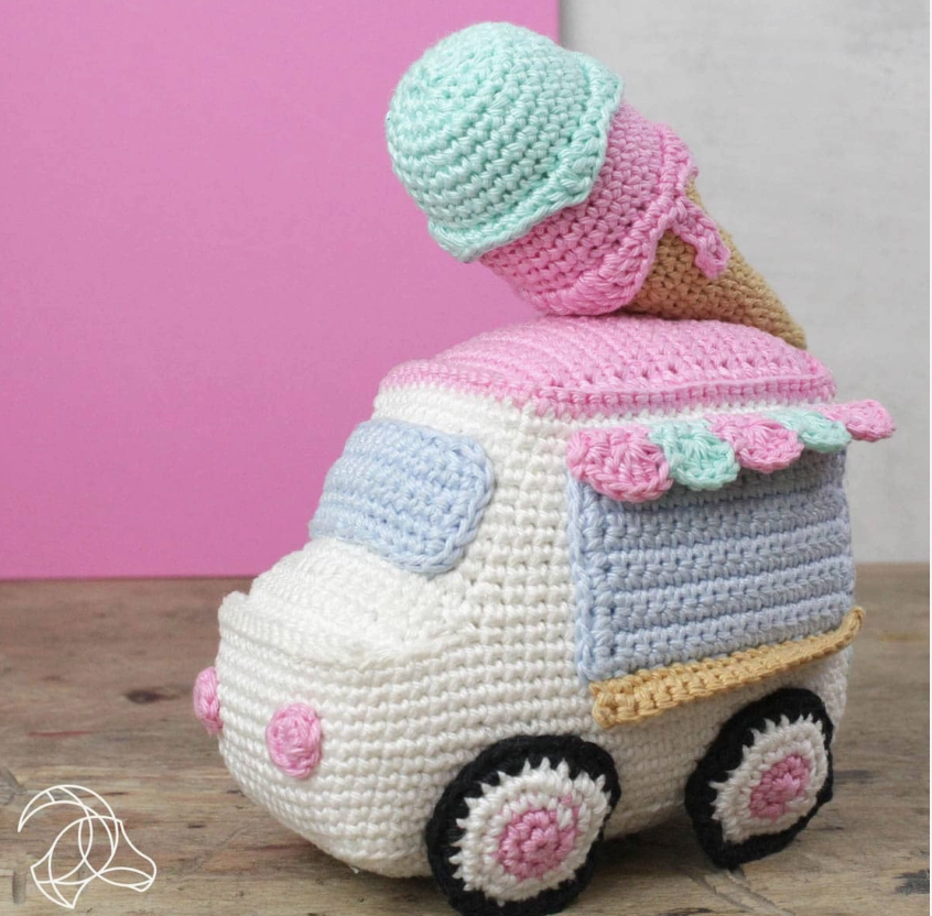 Learn to Crochet Kit: Ice Cream Truck