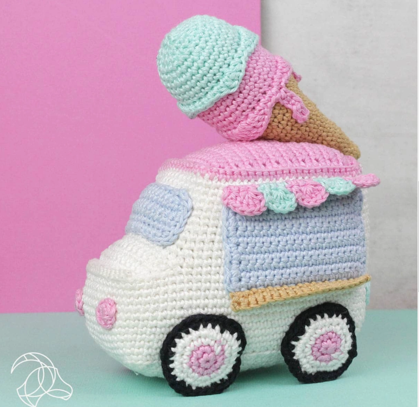 Learn to Crochet Kit: Ice Cream Truck