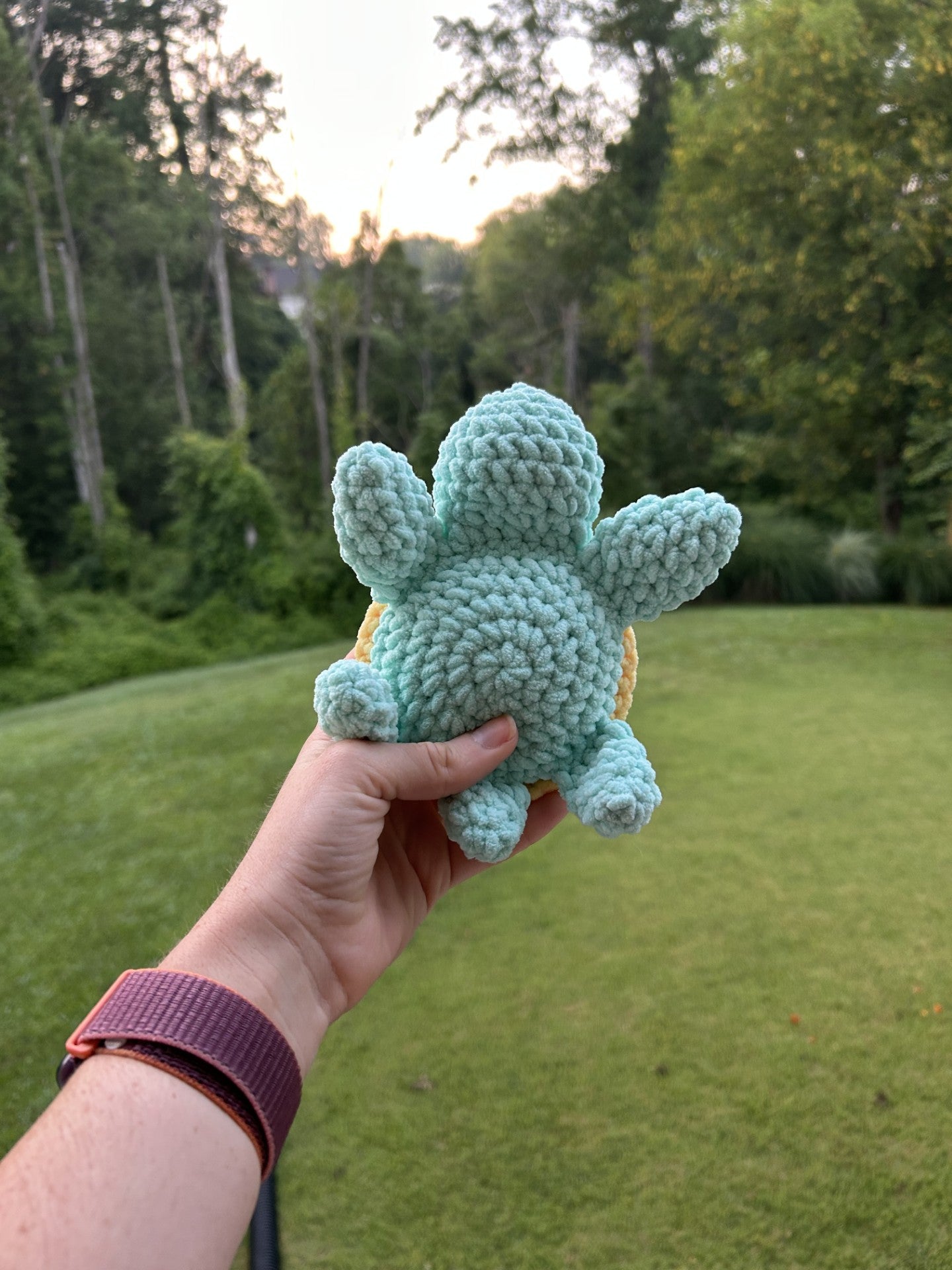 CUSTOM ORDER: Small Crochet Turtle